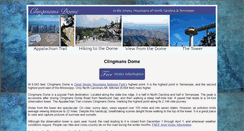 Desktop Screenshot of clingmansdome.com